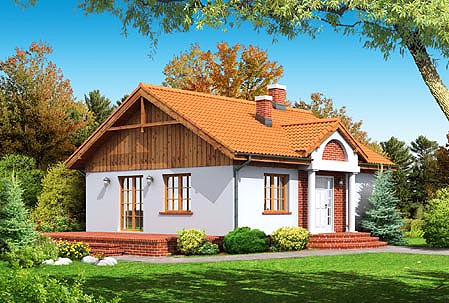 projekt domu Jaworze parterowe