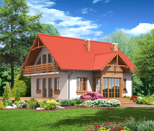 projekt domu Leszczyny