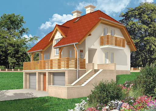 projekt domu LK & 554