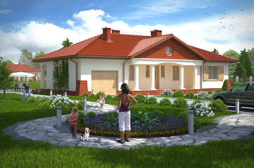 projekt domu Ludwinów