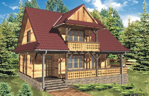 projekt domu Rabka