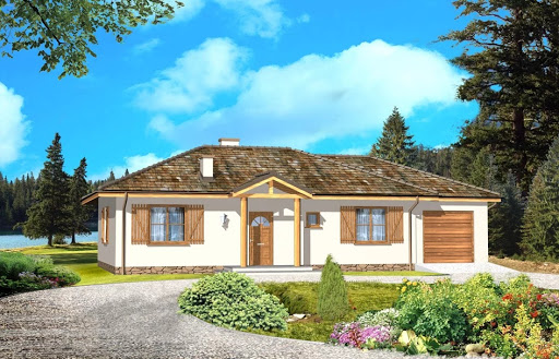 projekt domu Jak marzenie z garażem