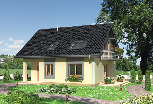 projekt domu Adela