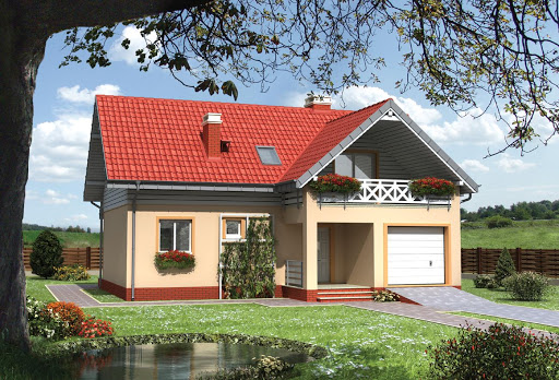 projekt domu Wodnik Mały